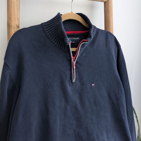 Tommy Hilfiger Half Zip Sweater - Picture 9 of 11